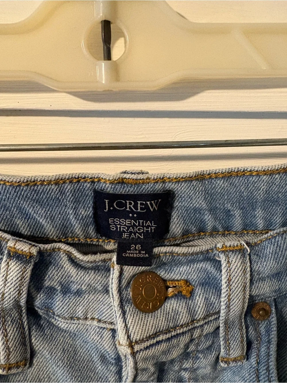 J Crew Essential Straight Jeans